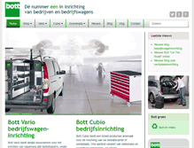 Tablet Screenshot of bott.nl